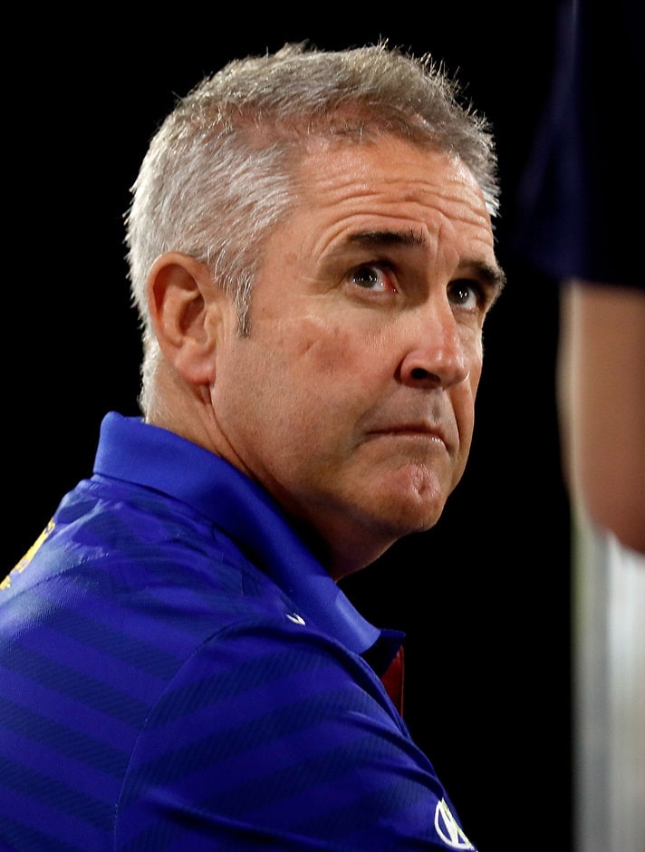 AFL 2016 Media - NAB AFL Draft SYDNEY, AUSTRALIA - NOVEMBER 25: Chris Fagan, Senior Coach of the Brisbane Lions during the 2016 NAB AFL Draft at the Hordern Pavilion on November 25, 2016 in Sydney, Australia. (Photo by Michael Willson/Pool Photo/AFL Media) (Editors Note: This image is free for editorial use only)